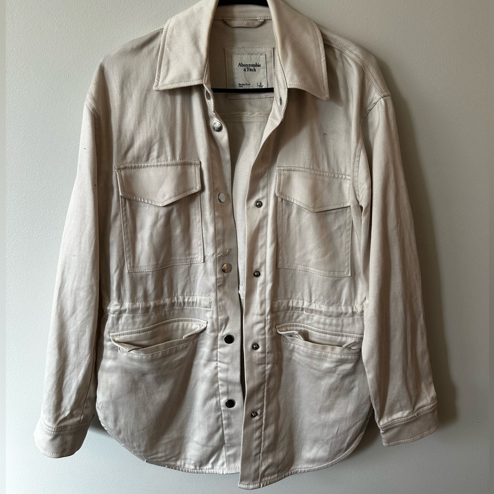 Cream Abercrombie jacket